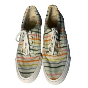 Keds X Rifle Paper Classic Low Top Sneaker Lace Up Rainbow Women's Size 9